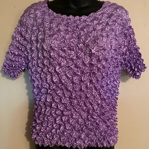 Vintage 90s y2k Crinkle Top